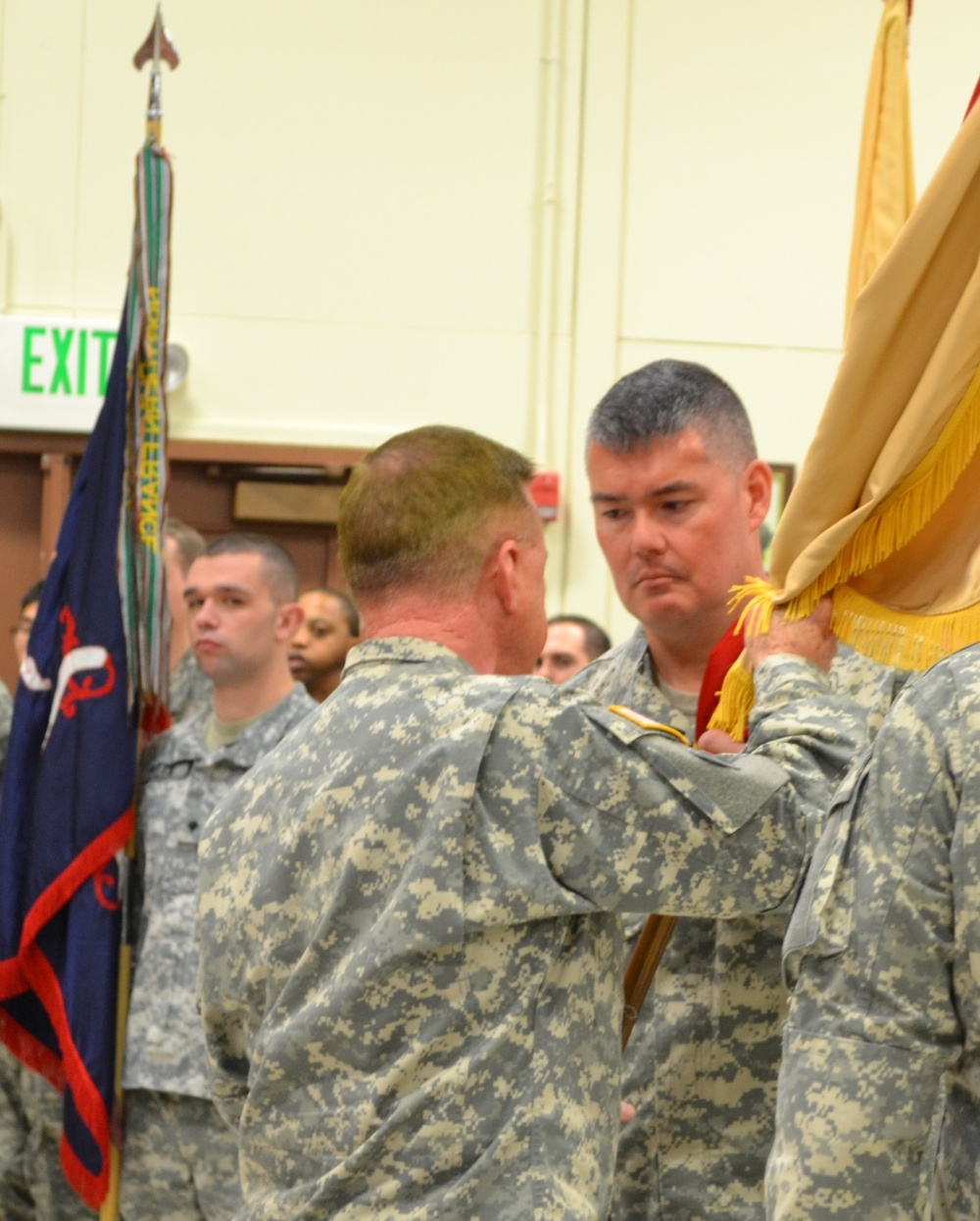 A change of command at the 654th Regional Support Group