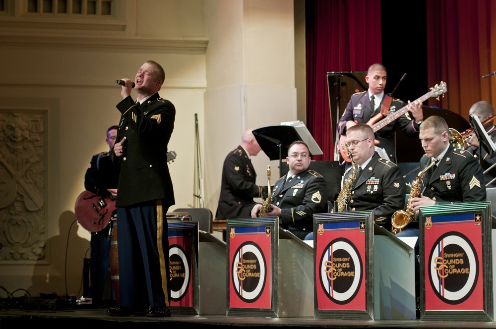 A welcoming presence: 56th Army Band the face of the Army in small-town California