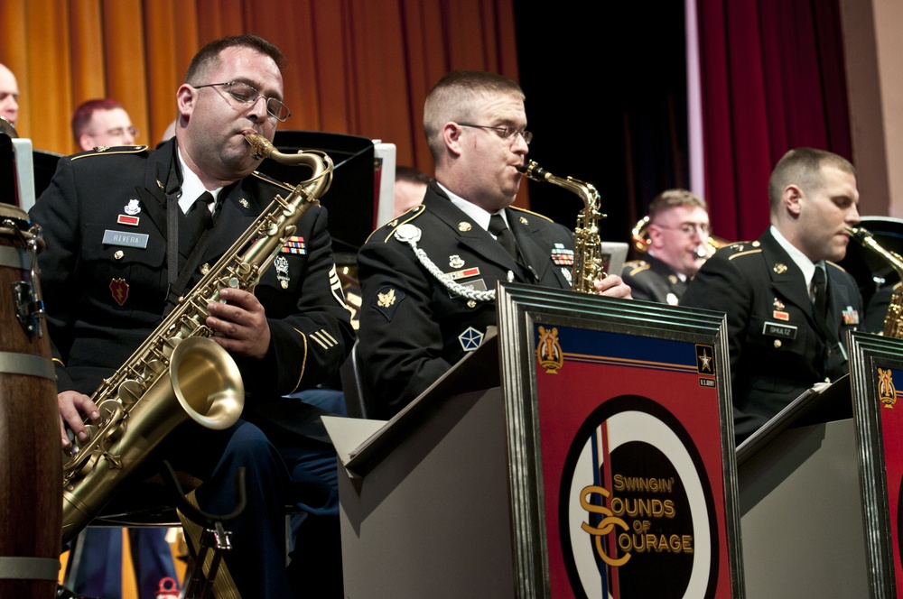 A welcoming presence: 56th Army Band the face of the Army in small-town California