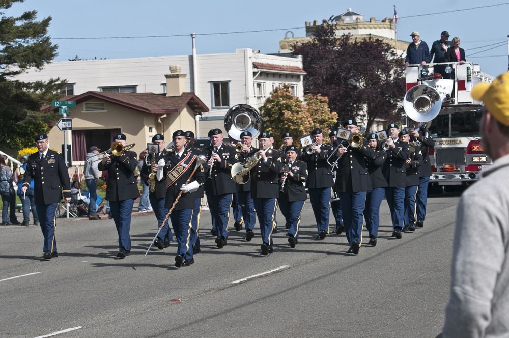 A welcoming presence: 56th Army Band the face of the Army in small-town California