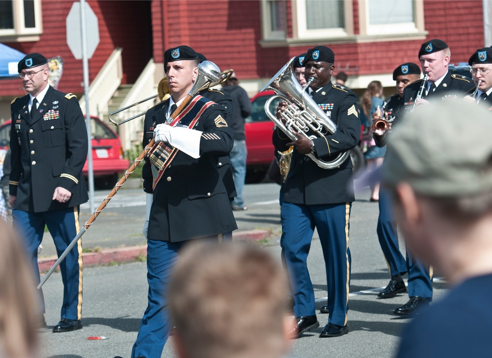 A welcoming presence: 56th Army Band the face of the Army in small town California