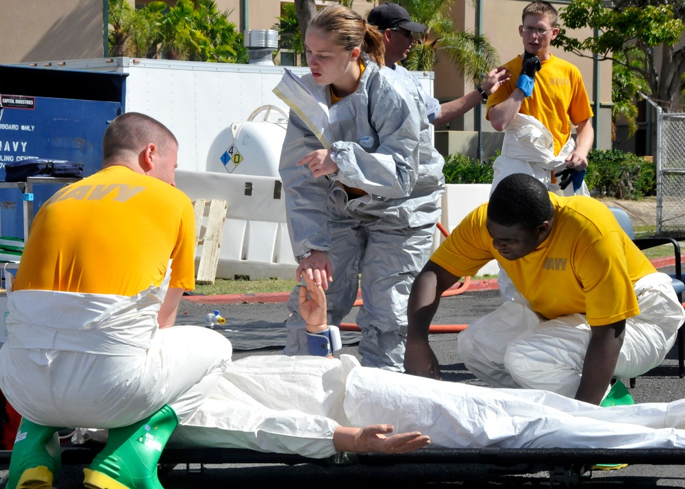 First Receiver Decontamination Team training