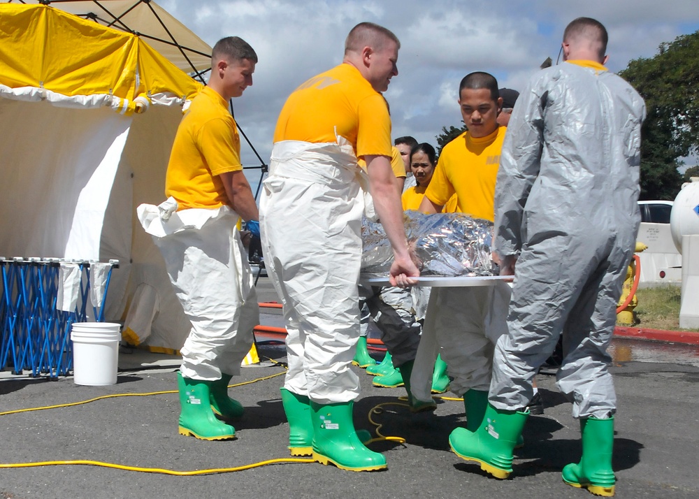 First Receiver Decontamination Team training