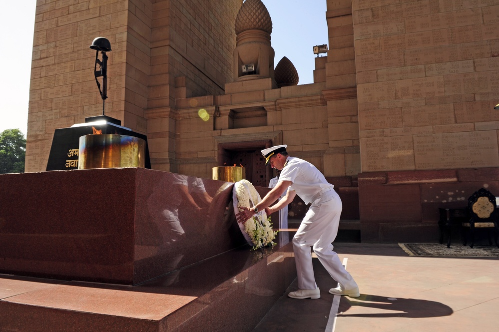 Greenert visits India