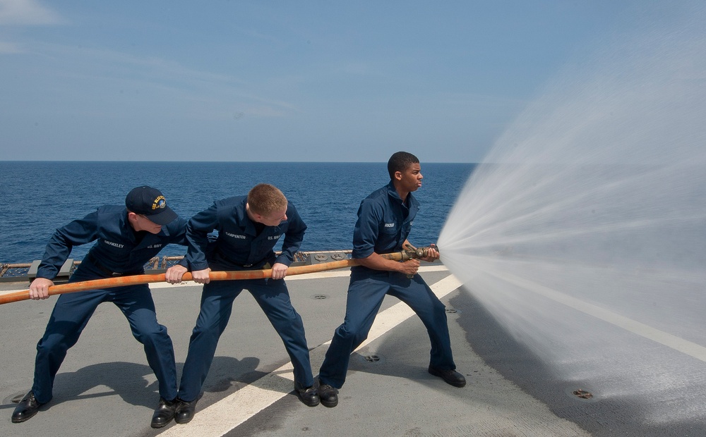 DVIDS - Images - Training aboard USS Blue Ridge [Image 3 of 4]