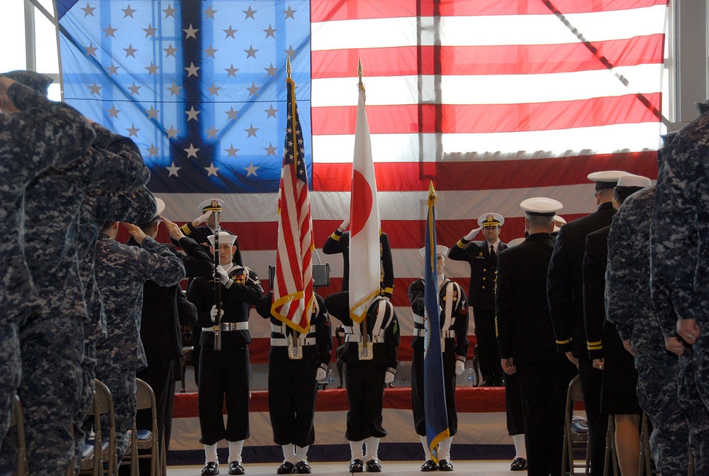 Patrol Squadron 1 changes command while deployed to Misawa, Japan