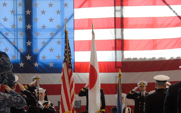 Patrol Squadron 1 changes command while deployed to Misawa, Japan