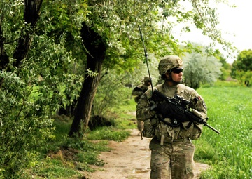 1-14th CAV provides support to ANP's clearance mission