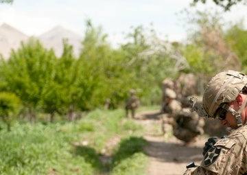 1-14th CAV provides support to ANP's clearance mission