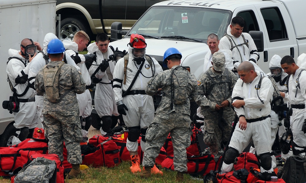 Guard response brigade trains for emergency relief