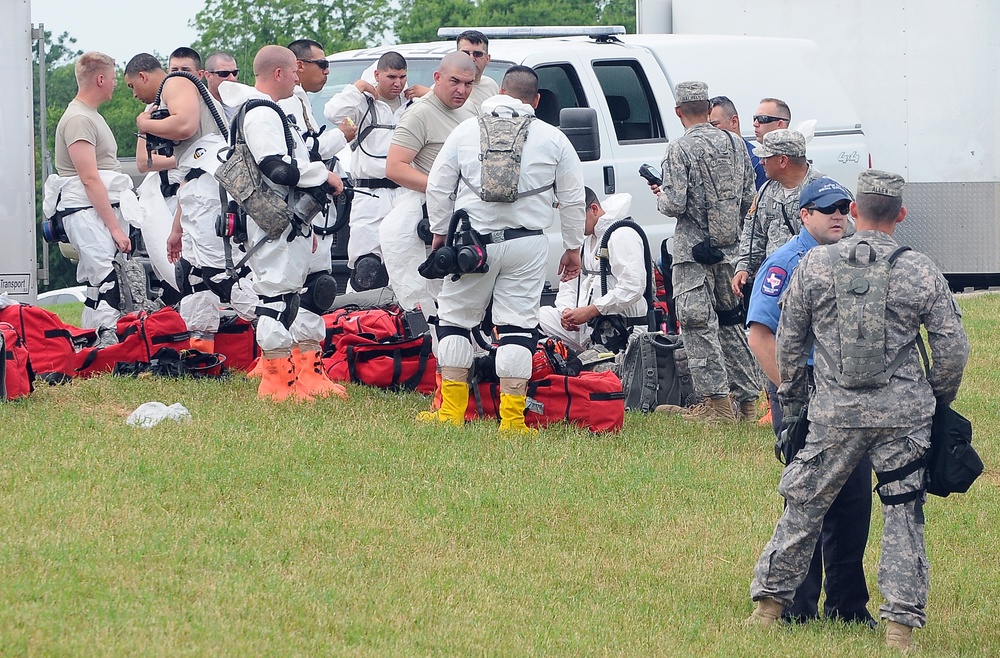 Guard response brigade trains for emergency relief