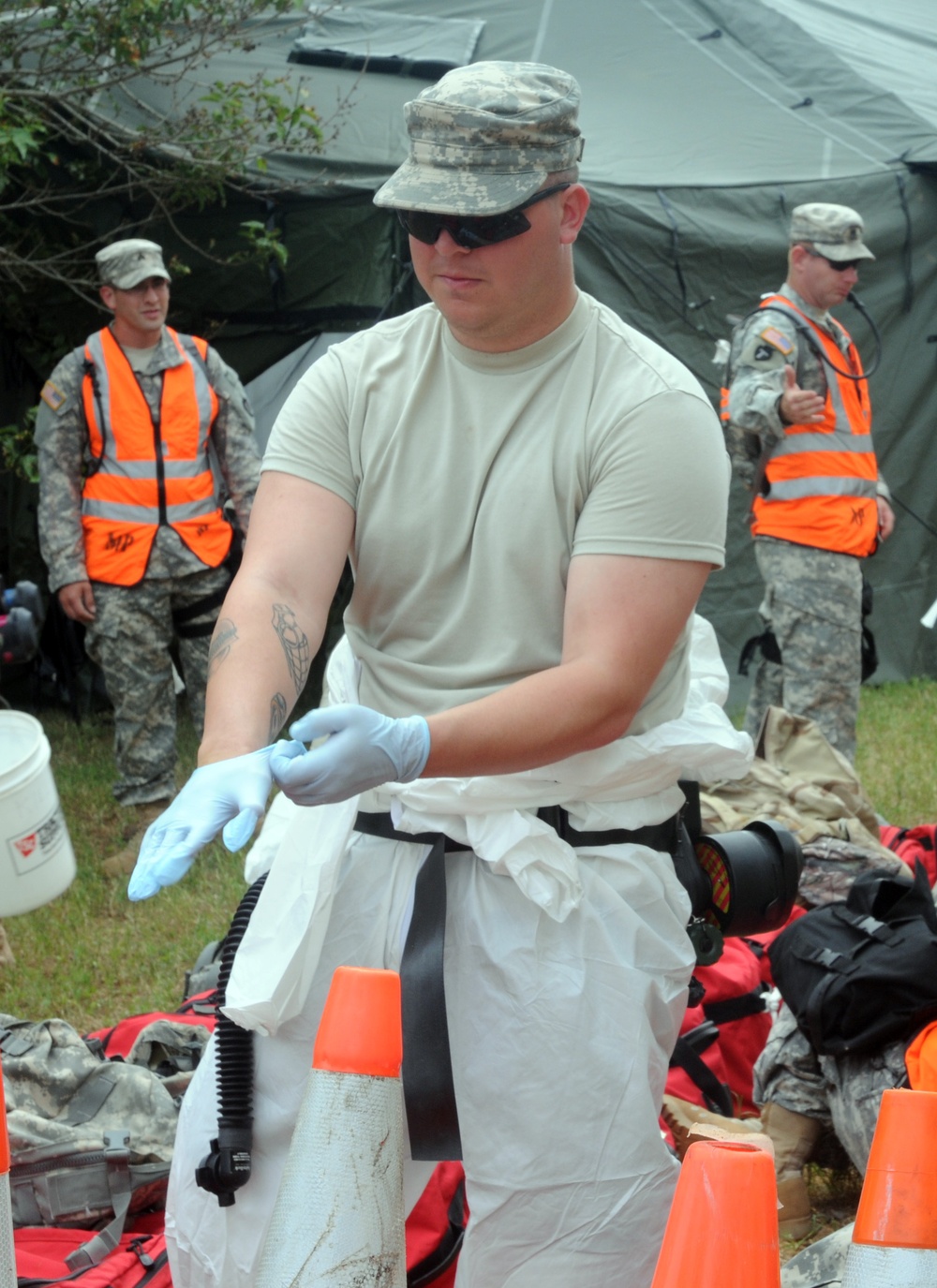 Guard response brigade trains for emergency relief