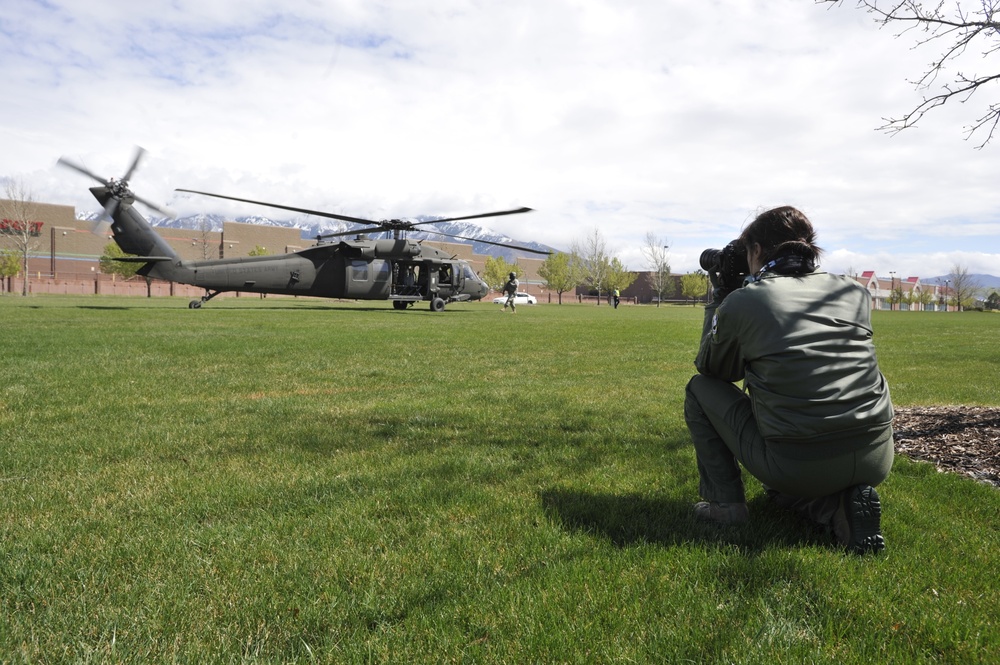 Utah National Guard participates in 'ShakeOut'