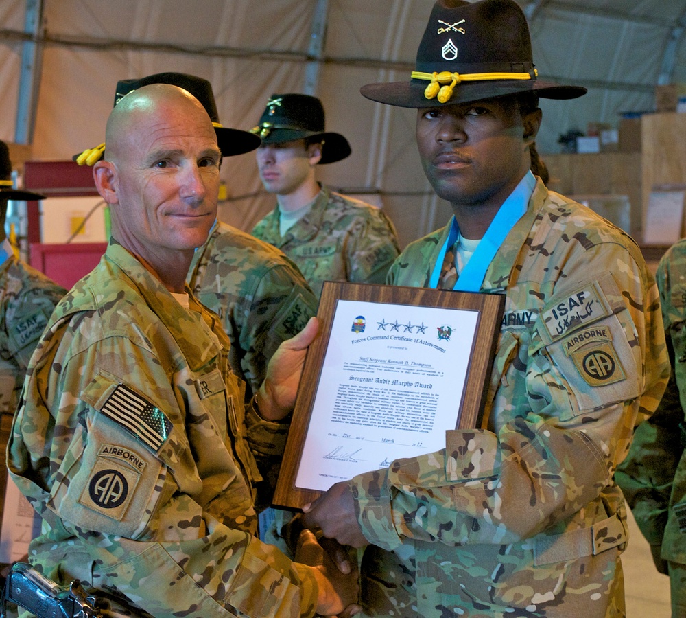 82nd Combat Aviation Brigade inducts non-commissioned officers to Sgt. Audie Murphy club