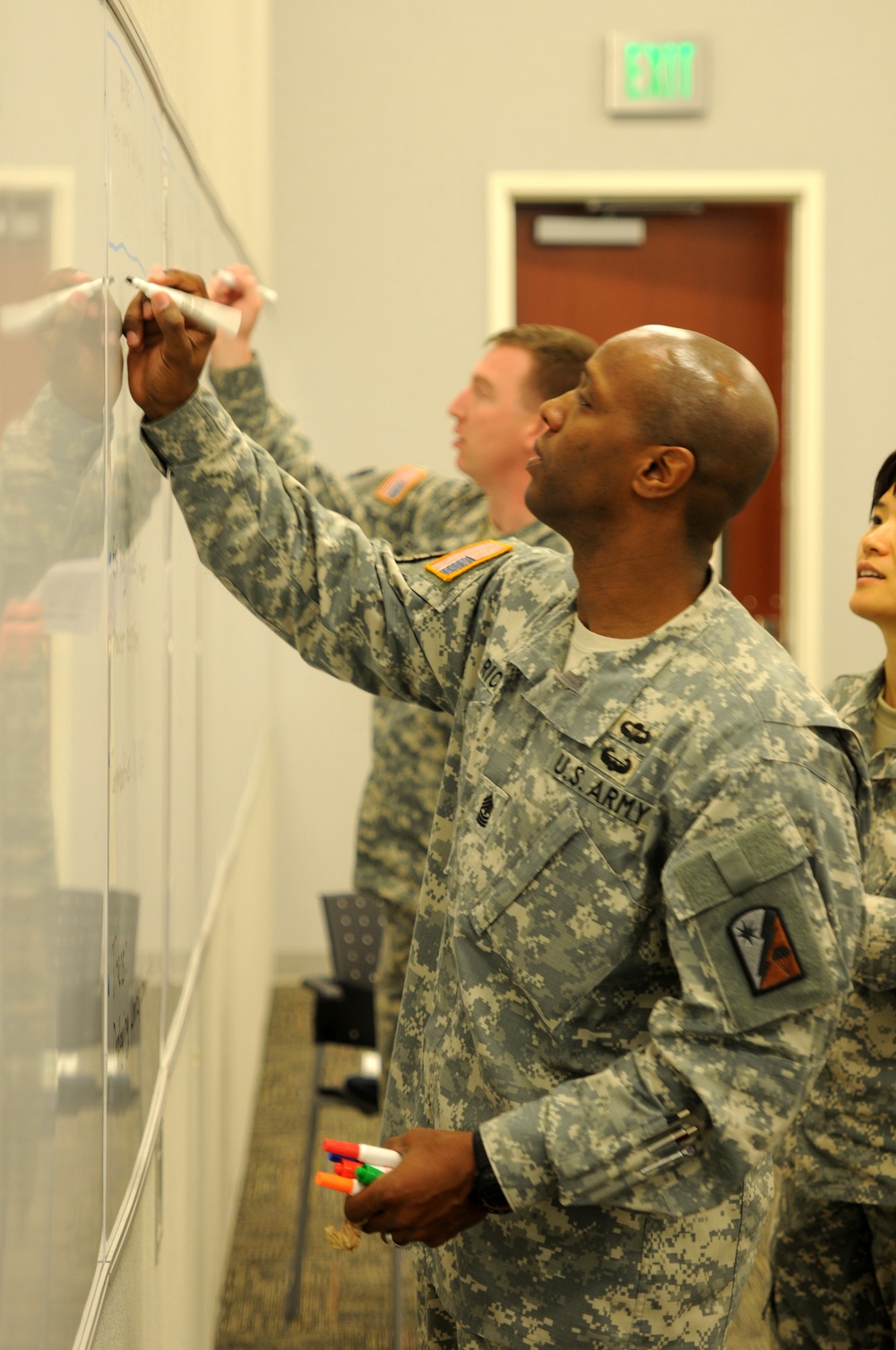 First enlisted soldier attends logistics course