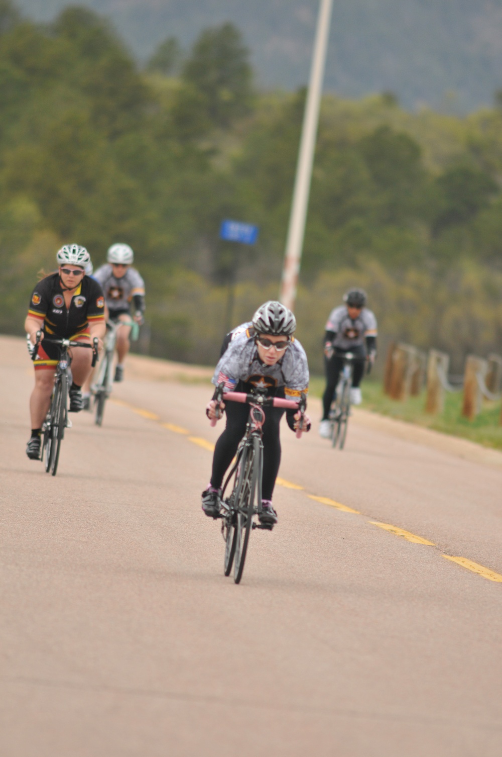 Army Wounded Warrior leads pack