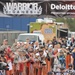 Cheering fans encourage wounded warriors