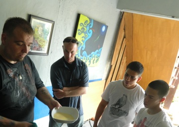 MWSS-172 Sharpens Cooking Skills