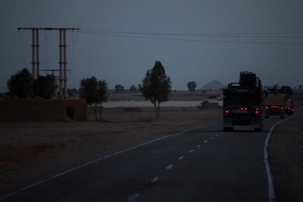 Combat Outpost Shukvani Convoy