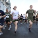 Sexual assault awareness run aboard USS Makin Island