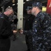 Foreign military personnel tour USS Bataan