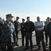 Foreign military personnel tour USS Bataan