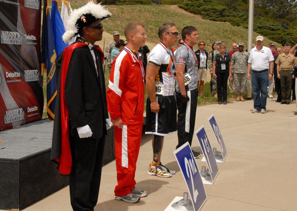 US Special Operations Command athletes compete in Warrior Games Cycling events