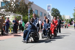 Team Navy/Coast Guard torchbearers kick-off 2012 Warrior Games
