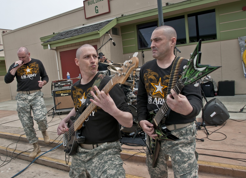 JBLM bandsmen representing the Army one riff at a time