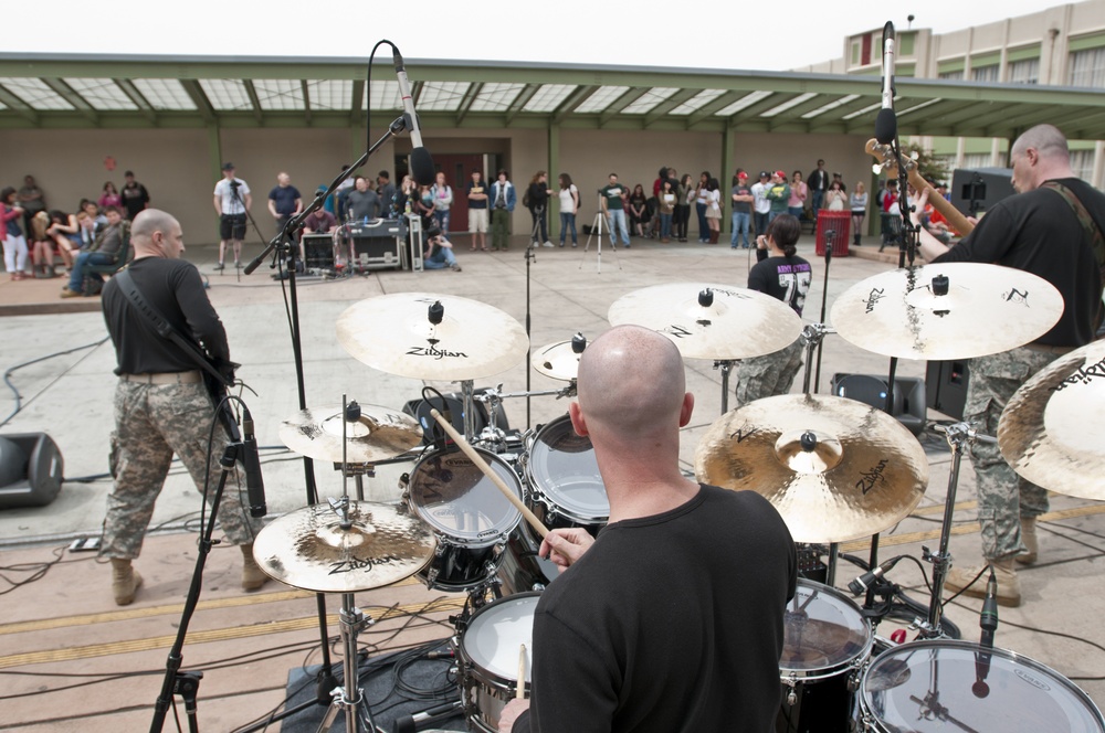 JBLM bandsmen representing the Army one riff at a time