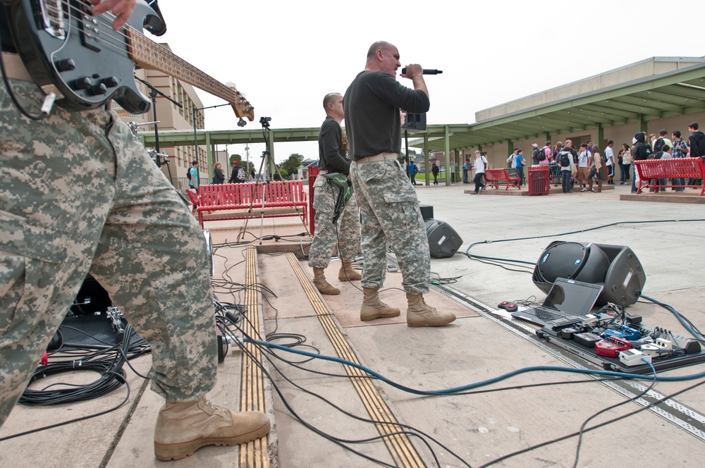 JBLM bandsmen representing the Army one riff at a time