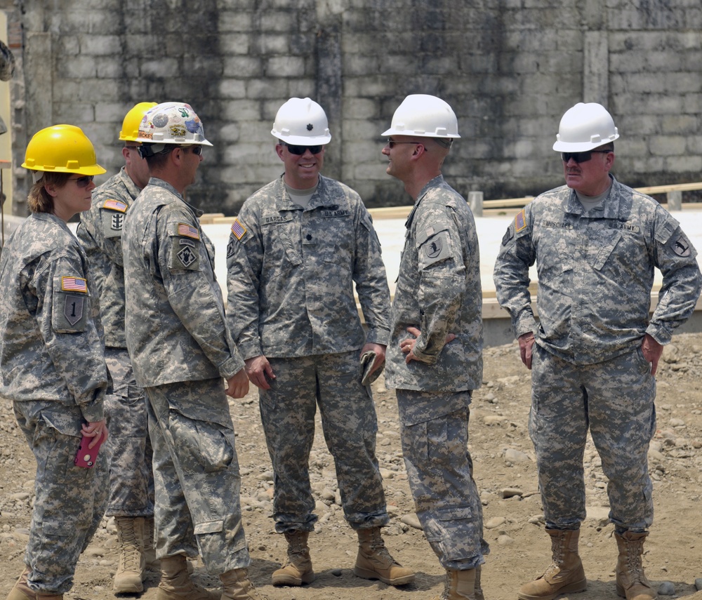 Missouri National Guard leadership tour Honduras work sites