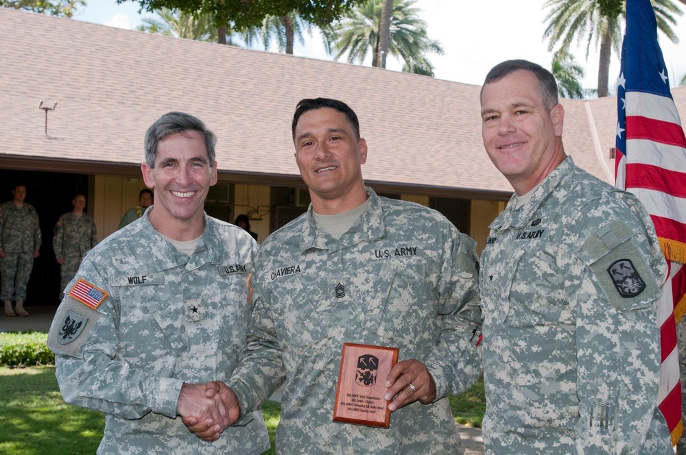 Brig. Gen. William T. Wolf visits the 94TH AAMDC