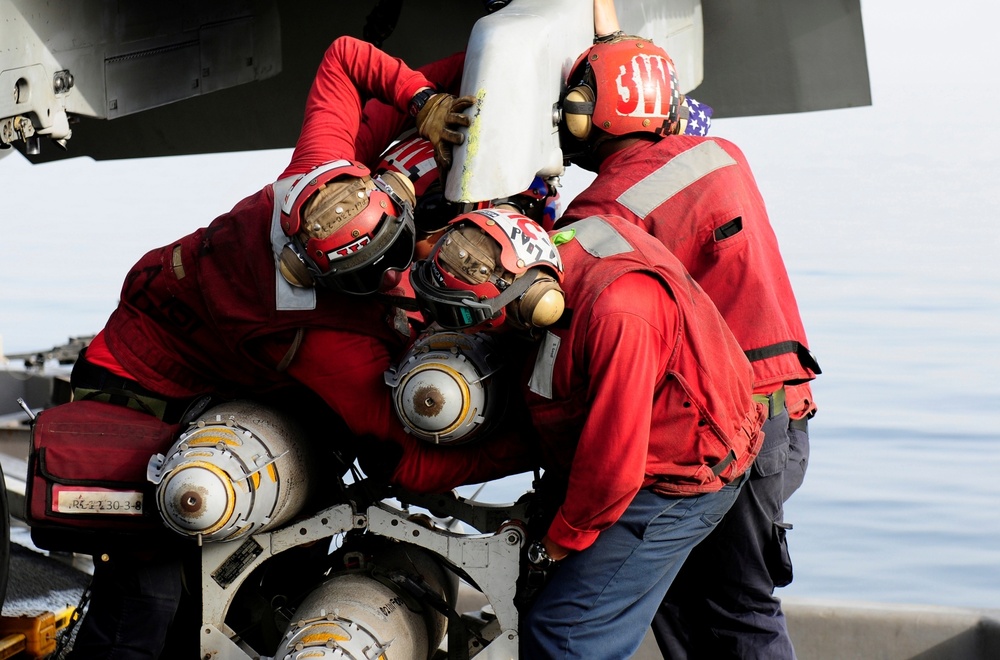 USS Abraham Lincoln flight deck