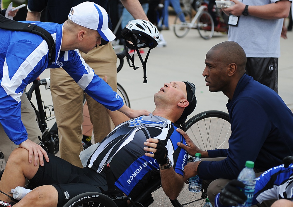 US Air Force athletes at Warrior Games 2012
