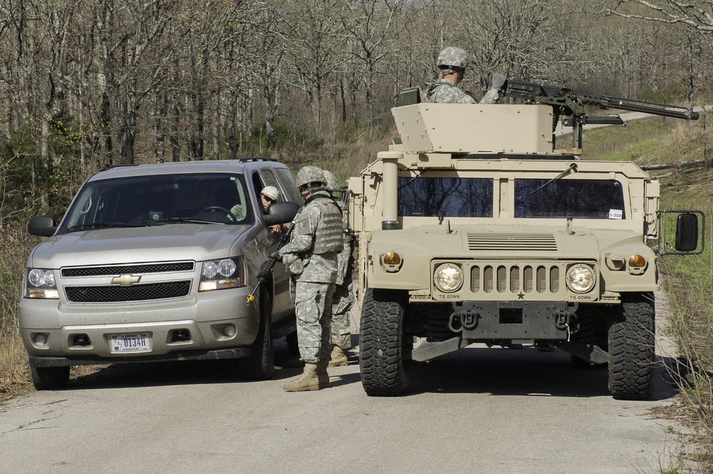 818th Engineer Company Convoy VBIED Exercise