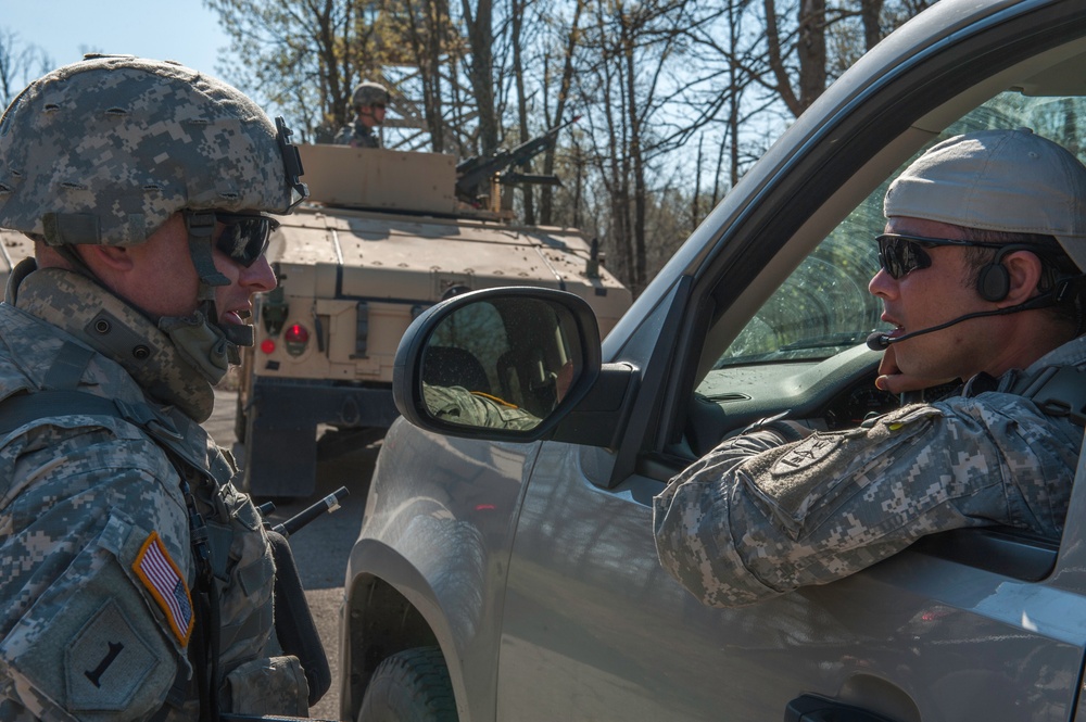 818th Engineer Company Convoy VBIED Exercise