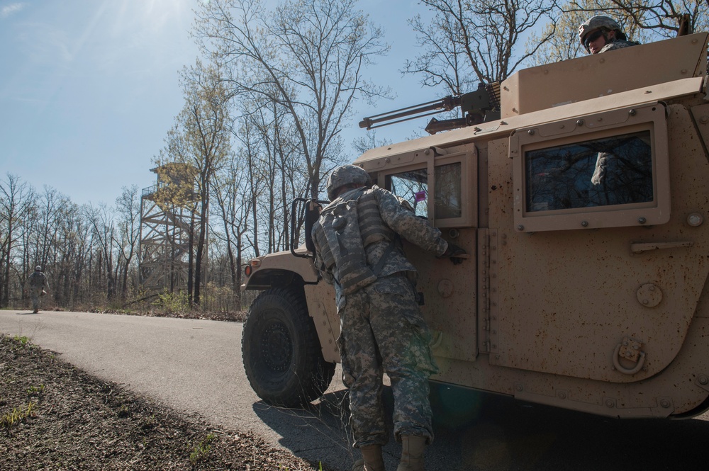 818th Engineer Company Convoy VBIED Exercise