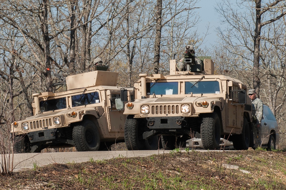 818th Engineer Company Convoy VBIED Exercise