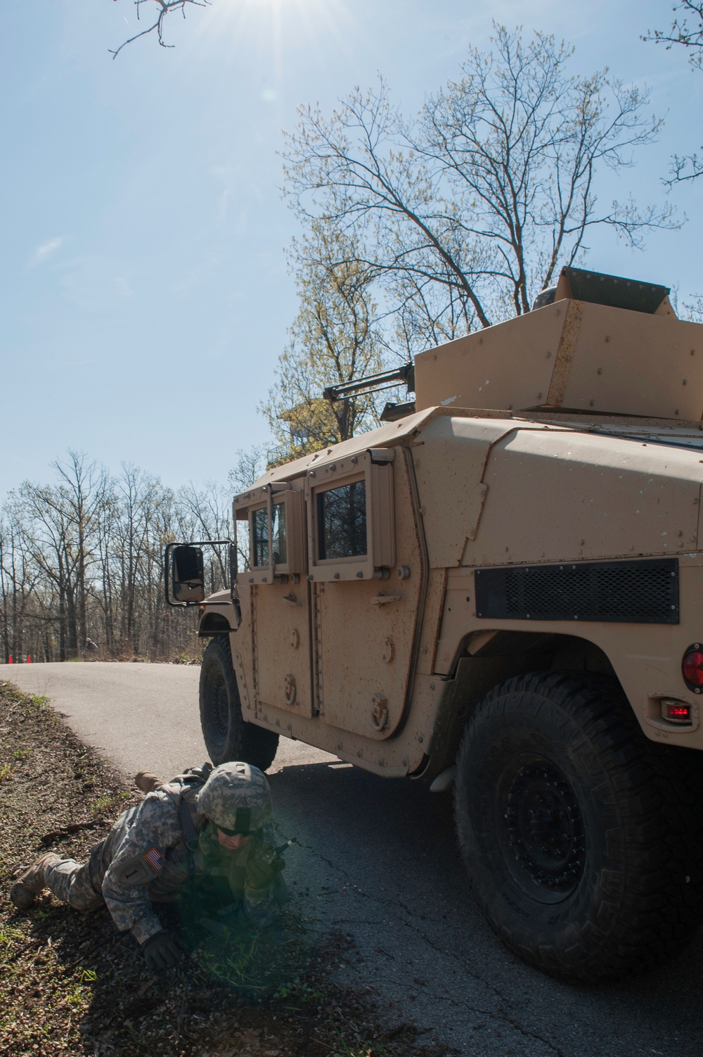 818th Engineer Company Convoy VBIED Exercise