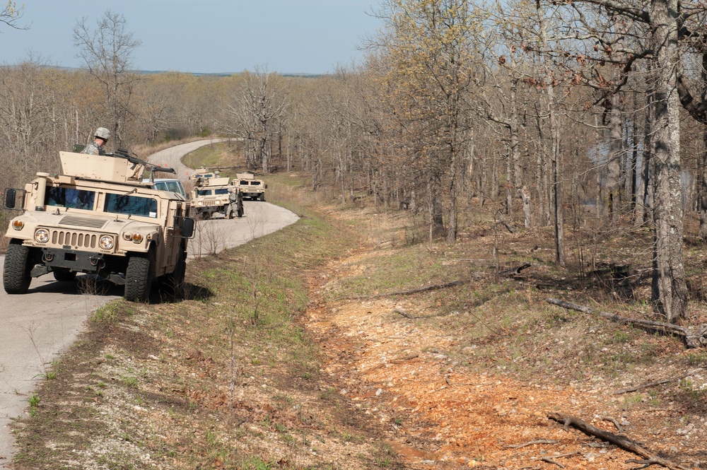 818th Engineer Company Convoy VBIED Exercise
