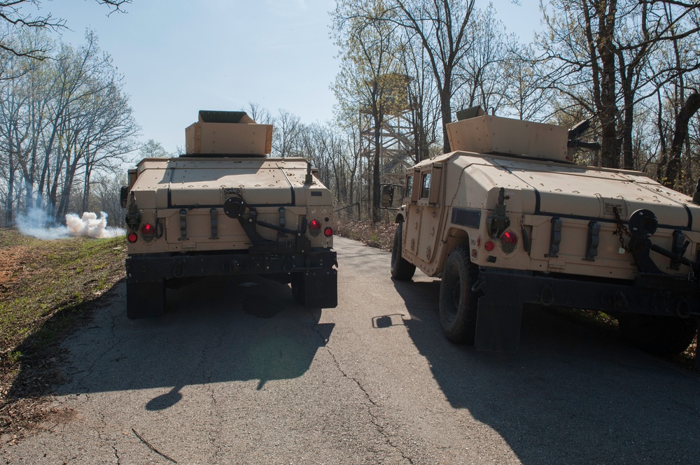 818th Engineer Company Convoy VBIED Exercise