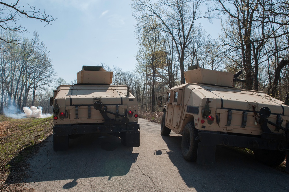818th Engineer Company Convoy VBIED Exercise