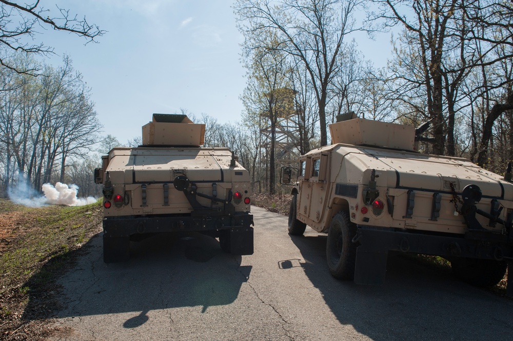818th Engineer Company Convoy VBIED Exercise