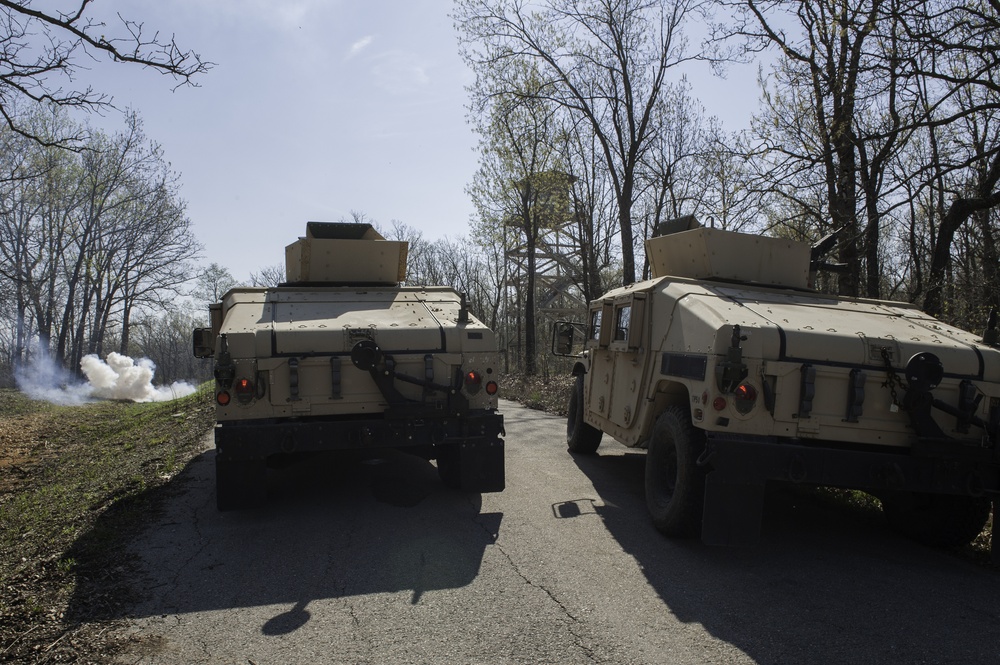 818th Engineer Company Convoy VBIED Exercise