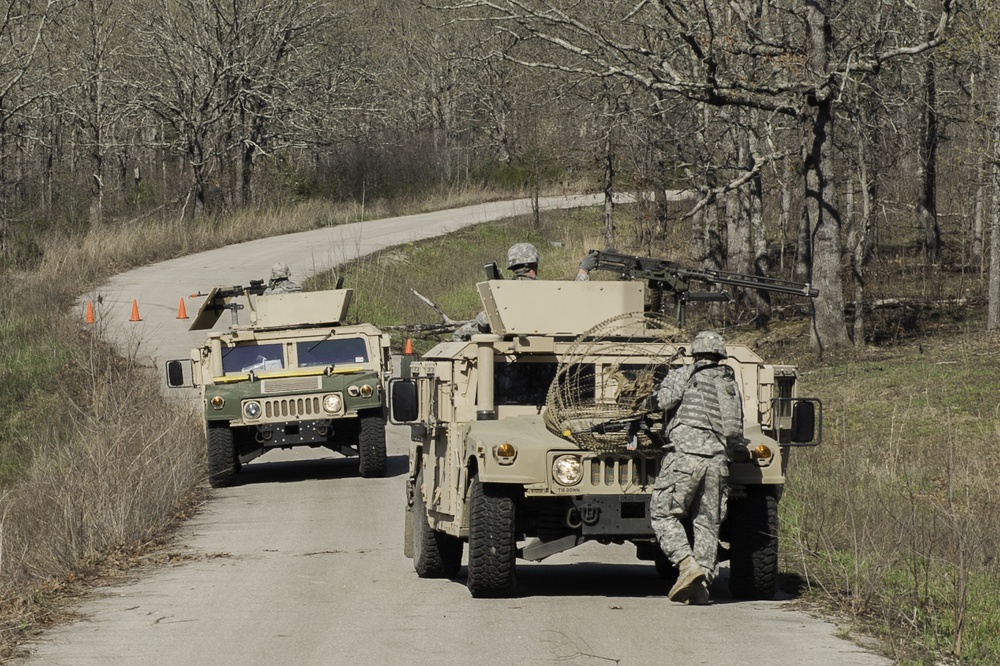 818th Engineer Company Convoy VBIED Exercise