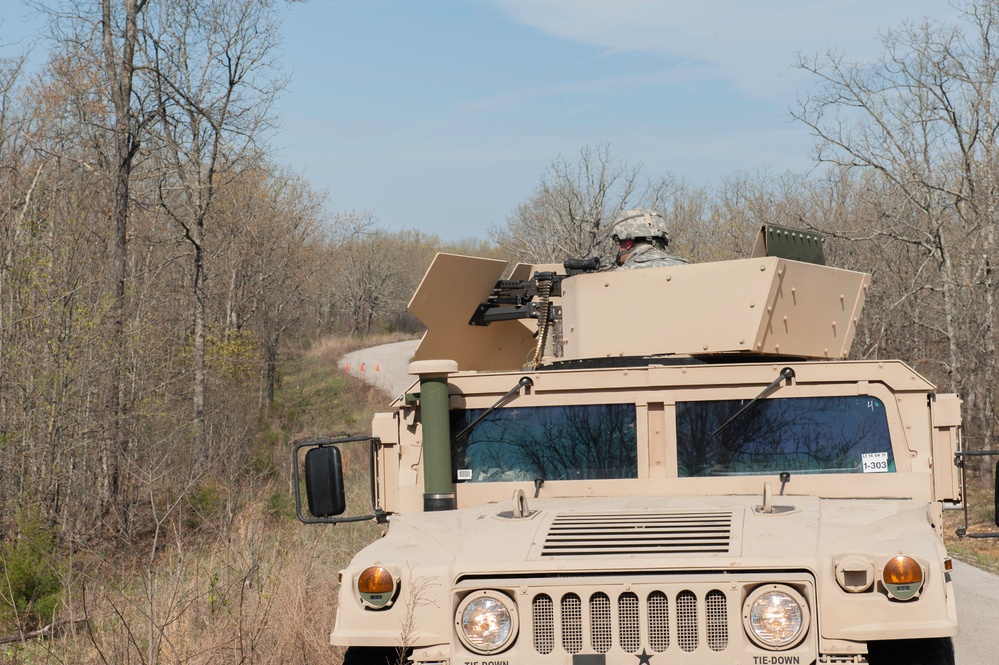 818th Engineer Company Convoy VBIED Exercise