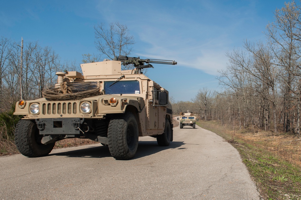 818th Engineer Company Convoy VBIED Exercise