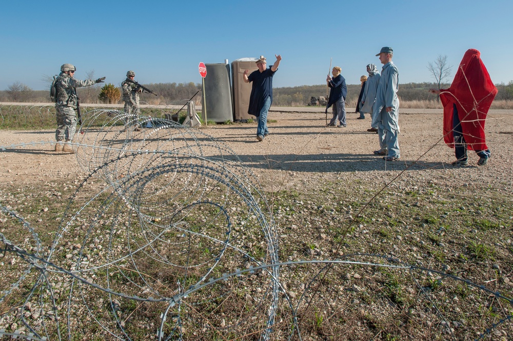 818 Engineer Company Entry Control Point Riot Exercise