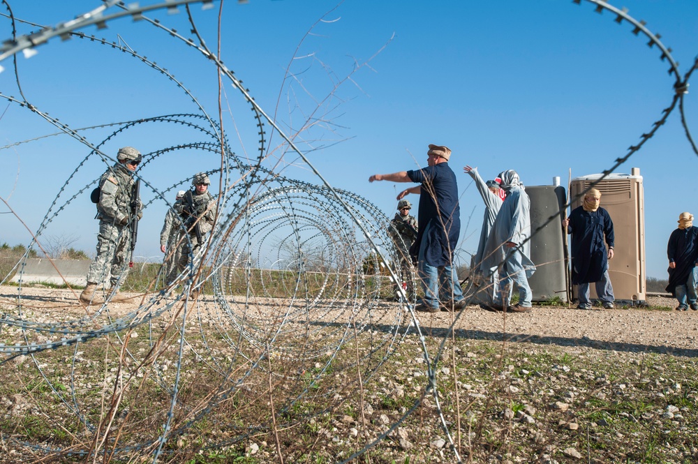 818 Engineer Company Entry Control Point Riot Exercise